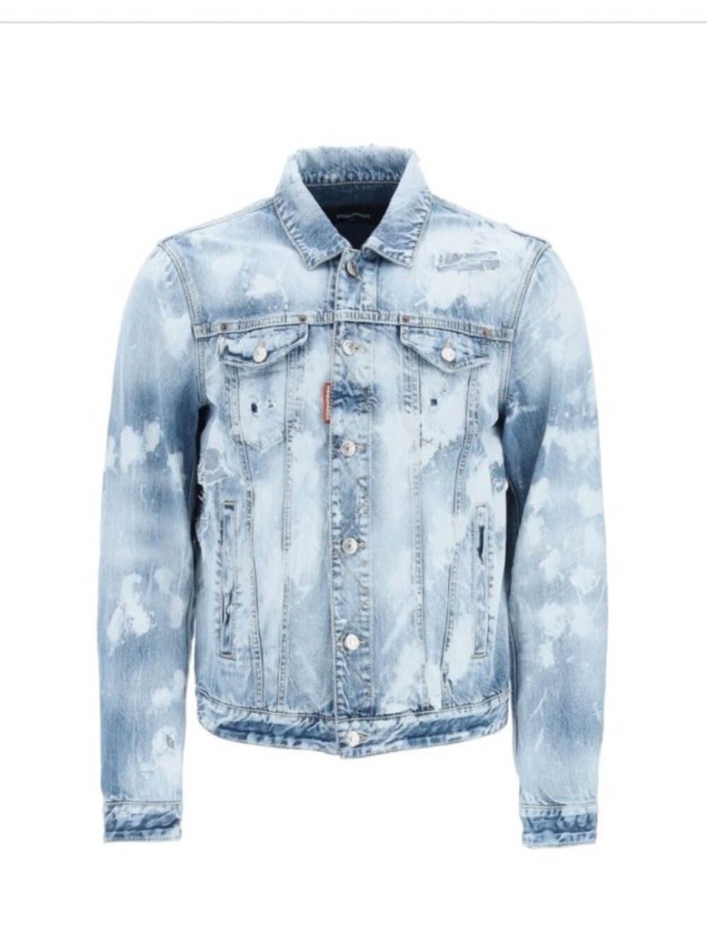 Dsquared2 Dan Distressed Jean Jacket Size L